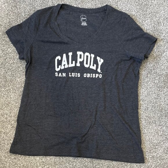Gear For Sports Tops - LAST CHANCE! Cal Poly San Luis Obispo Women's V-Neck Short Sleeve T-Shirt